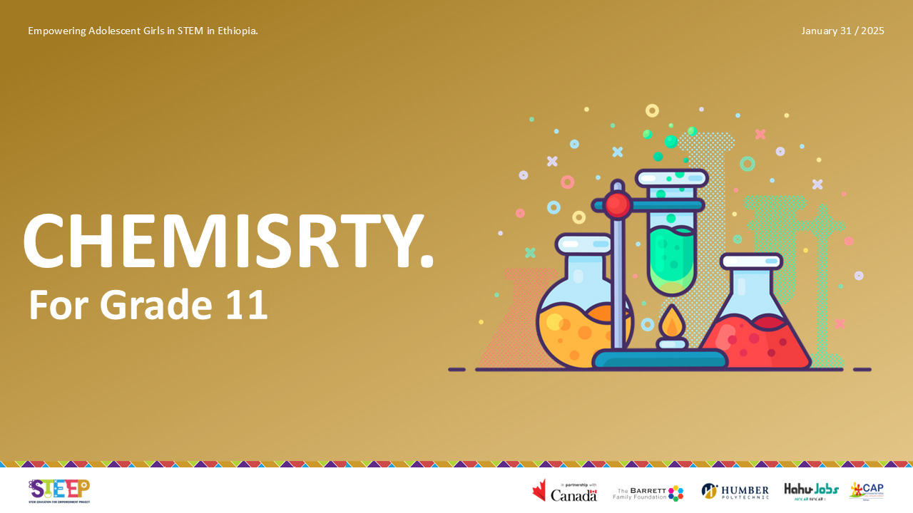 Grade 11 Chemistry 