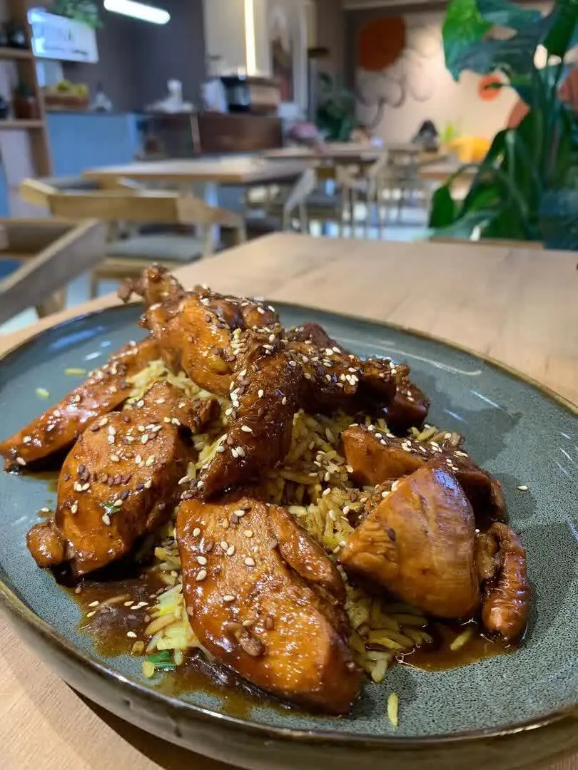 CHICKEN KEBABE WITH RICE image