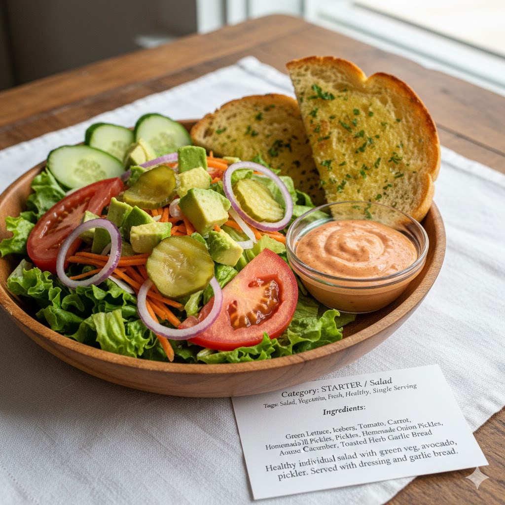 GOLDEN HEALTH SALAD FOR 1 PERSON / የጤና ሰላጣ ለአንድ ሰው image