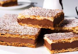 Chocolate Custard Slice image