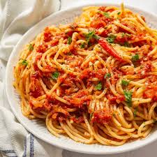 Pasta Arrabbiata with Tomato Sauce and Hot Chili image