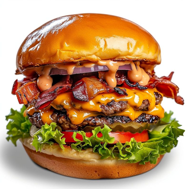 Beef Loaded Cheeseburger image