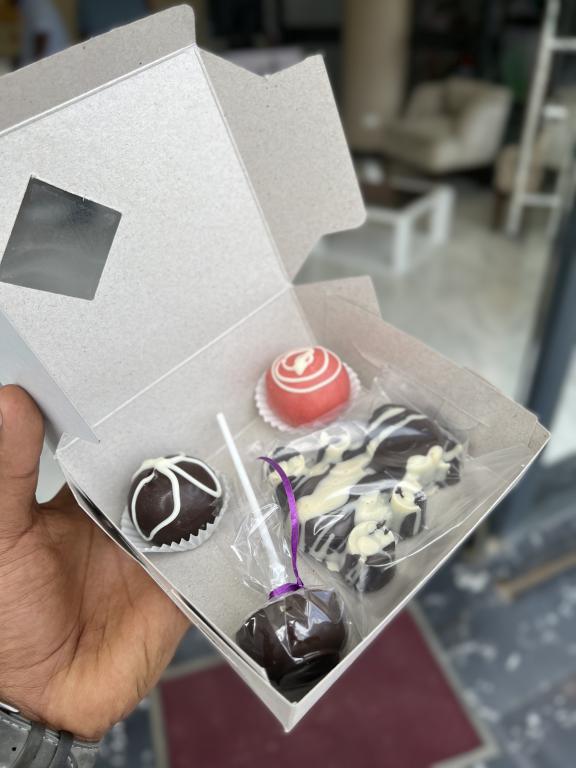 Chocolate lollipop image