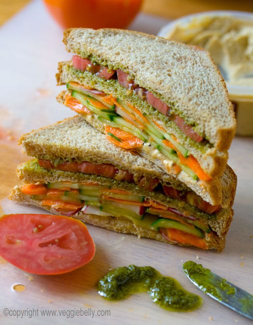 Vegetable Sandwich image