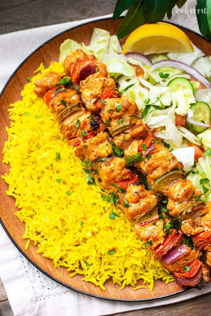 CHICKEN KEBABE WITH RICE image