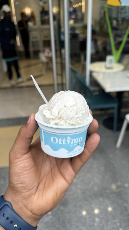 Scoop of ice cream