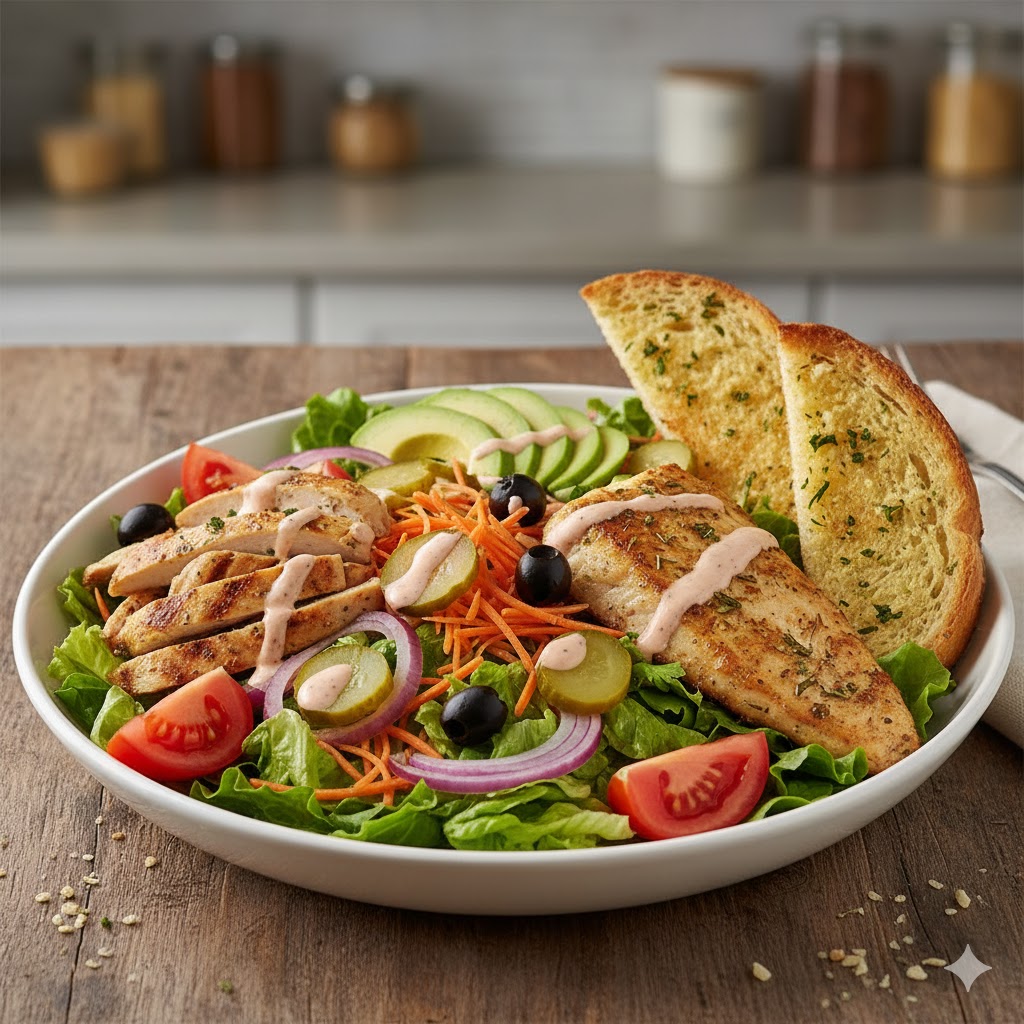 SALAD FOR 1 PERSON / ሰላጣ ለአንድ ሰው image