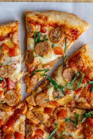 Chicken & Sausage Pizza  image