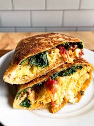 Egg & Spinach Wrap image
