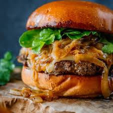 Caramelized Onion Burger image